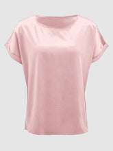 Load image into Gallery viewer, Round Neck Short Sleeve T-Shirt
