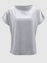 Load image into Gallery viewer, Round Neck Short Sleeve T-Shirt
