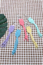 Load image into Gallery viewer, Assorted 4-Pack Handmade Fringe Keychain
