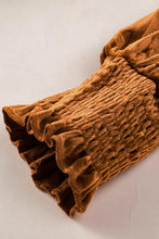 Load image into Gallery viewer, Square Neck Smocked Ruffle Hem Dress
