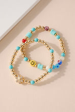 Load image into Gallery viewer, Smile Flower Bracelet Set
