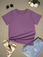 Load image into Gallery viewer, Round Neck Short Sleeve T-Shirt
