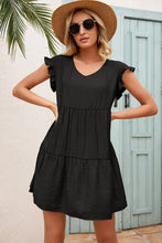 Load image into Gallery viewer, Frill Trim Ruffle hem Dress
