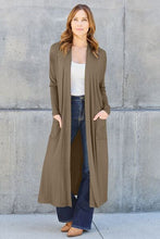 Load image into Gallery viewer, Basic Bae Full Size Open Front Long Sleeve Cover Up

