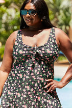 Load image into Gallery viewer, Marina West Swim Full Size Clear Waters Swim Dress in Black Roses
