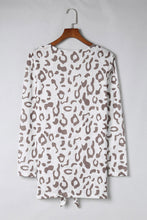 Load image into Gallery viewer, Leopard Long-Sleeve Open Front Cardigan
