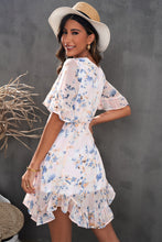 Load image into Gallery viewer, Floral Ruffled Hem Mini Dress
