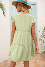 Load image into Gallery viewer, Frill Trim Ruffle hem Dress
