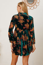 Load image into Gallery viewer, Floral Button Up Collared Neck Shirt Dress
