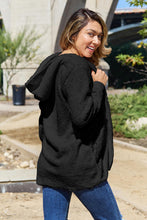 Load image into Gallery viewer, Teddy Hooded Jacket with Pockets

