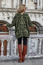 Load image into Gallery viewer, Leopard Longline Cardigan with Pockets
