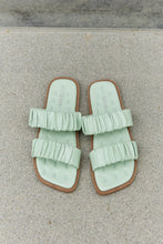 Load image into Gallery viewer, Weeboo Double Strap Scrunch Sandal in Gum Leaf
