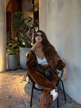 Load image into Gallery viewer, Hooded Jacket and Pants Set
