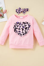 Load image into Gallery viewer, Leopard Print Baby Girl Suit with Bow
