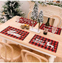 Load image into Gallery viewer, Assorted 2-Piece Plaid Placemats
