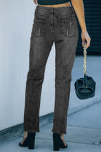 Load image into Gallery viewer, It&#39;s All So Simple Distressed Straight Leg Jeans
