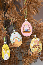 Load image into Gallery viewer, Random 8-Pack Easter Wooden Hanging Widgets
