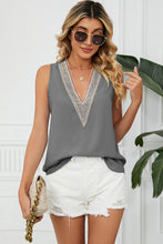 Load image into Gallery viewer, V-Neck Wide Strap Tank
