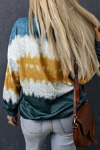 Load image into Gallery viewer, Leopard Tie-Dye Dropped Shoulder Sweatshirt

