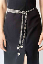 Load image into Gallery viewer, CCB Bead Heart Charm Belt
