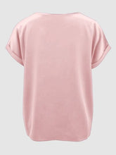 Load image into Gallery viewer, Round Neck Short Sleeve T-Shirt
