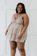 Load image into Gallery viewer, Zenana Cross My Heart Full Size Lace Cami in Ash Mocha
