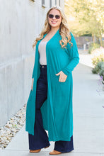 Load image into Gallery viewer, Basic Bae Full Size Open Front Long Sleeve Cover Up
