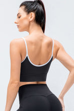 Load image into Gallery viewer, Contrast Crisscross Strap Sports Bra
