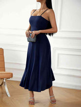 Load image into Gallery viewer, Spaghetti Strap Lace-Up Dress
