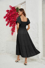 Load image into Gallery viewer, Smocked Square Neck Tiered Dress
