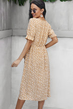 Load image into Gallery viewer, Ditsy Floral Button Down Midi Dress with Pockets

