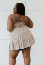 Load image into Gallery viewer, Zenana Cross My Heart Full Size Lace Cami in Ash Mocha
