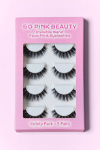 Load image into Gallery viewer, SO PINK BEAUTY Mink Eyelashes 5 Pairs
