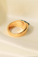 Load image into Gallery viewer, Inlaid Natural Stone Stainless Steel Ring
