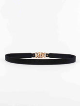 Load image into Gallery viewer, Zinc Alloy Buckle Elastic PU Belt
