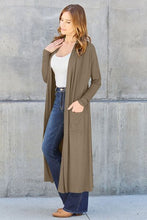 Load image into Gallery viewer, Basic Bae Full Size Open Front Long Sleeve Cover Up
