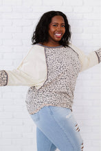 Load image into Gallery viewer, Jodifl Bestie Full Size Run Leopard Baseball Tee
