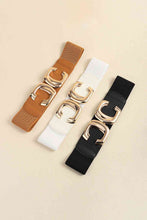 Load image into Gallery viewer, Zinc Alloy Buckle Elastic Wide Belt
