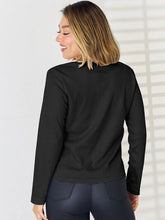 Load image into Gallery viewer, Notched Long Sleeve T-Shirt
