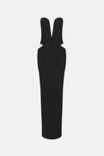 Load image into Gallery viewer, Strapless Plunge Top and Cutout Maxi Skirt Set
