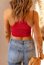 Load image into Gallery viewer, Cropped Grecian Neck Ribbed Top

