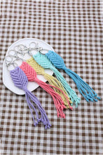 Load image into Gallery viewer, Assorted 4-Pack Handmade Fringe Keychain
