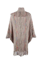 Load image into Gallery viewer, Fringe Detail Printed Poncho
