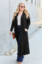Load image into Gallery viewer, Basic Bae Full Size Open Front Long Sleeve Cover Up
