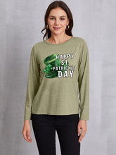 Load image into Gallery viewer, HAPPY ST. PATRICK&#39;S DAY Round Neck T-Shirt
