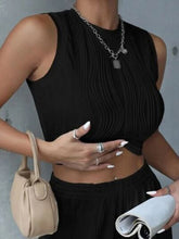 Load image into Gallery viewer, Round Neck Cropped Tank

