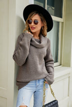 Load image into Gallery viewer, Cowl Neck Raglan Sleeve Sweater
