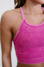 Load image into Gallery viewer, Zenana On the Move Full Size Run Ribbed Cropped Cami
