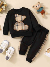 Load image into Gallery viewer, Baby Bear Graphic Sweatshirt and Joggers Set
