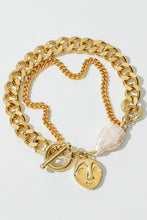 Load image into Gallery viewer, Gold Chain &amp; Pearl Bracelet
